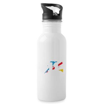 Age is just a number - 11th birthday - Water bottle with straw - white - Right
