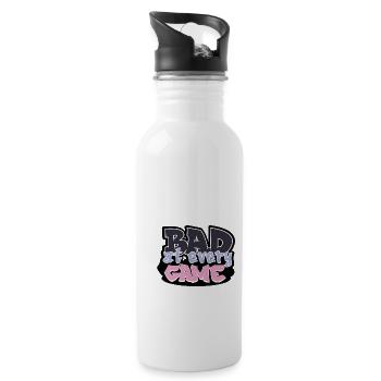 Gamer Geschenk Gaming Spruch für Zocker - Trinkflasche mit integriertem Trinkhalm - Weiß - Rechts