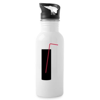 Collinsglas Zombie - Trinkflasche mit integriertem Trinkhalm - Weiß - Rechts