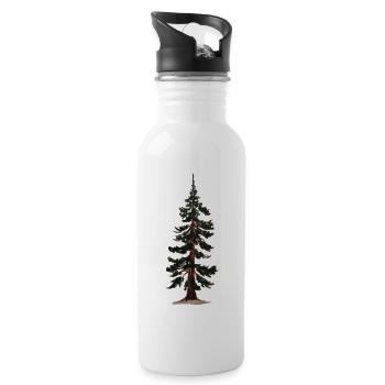 Tree - Water bottle with straw - white - Right