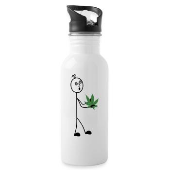 Hobby Gardener Figurine Stick - Gourde avec paille intégrée - blanc - Droite