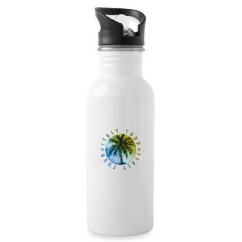 Italy Tour Holidays - Water bottle with straw - white - Right