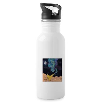 Lampe à huile magique - Mille et une nuits - Gourde avec paille intégrée - blanc - Droite