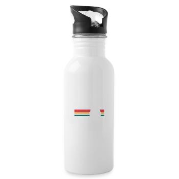 Awesome Since 1988 35th Birthday Gifts 35 Years - Water bottle with straw - white - Right