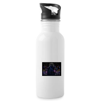 Spirit Bear - Water bottle with straw - white - Right