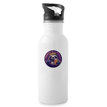 Sloth Beer - Water bottle with straw - white - Right