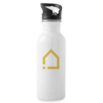 APP Icon: Smart FLAT (Gold/Transparent) - Water bottle with straw - white - Right
