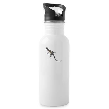 legu 10 - Trinkflasche mit integriertem Trinkhalm - Weiß - Rechts