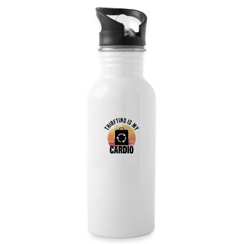 Secondhand Shop Secondhand Eco Hipster Used - Water bottle with straw - white - Right