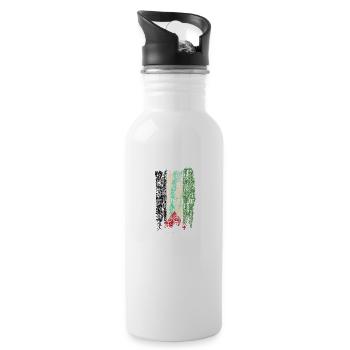 Palestine - Water bottle with straw - white - Right