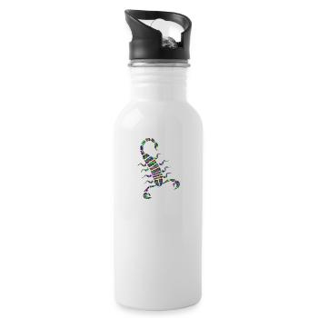 scorpion 7 - Water bottle with straw - white - Right
