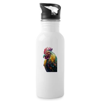 Digital Coc - Water bottle with straw - white - Right