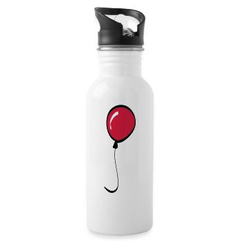 balloon - Water bottle with straw - white - Right