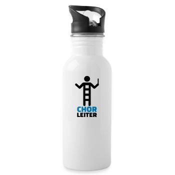 Choir - Water bottle with straw - white - Right