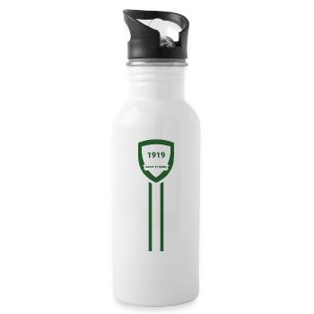 Saint Etienne football club - Water bottle with straw - white - Right