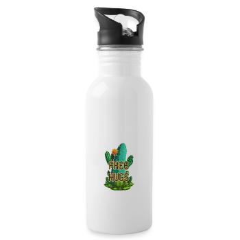 Câlins gratuits - Câlins pour Umme - Cactus - Gourde avec paille intégrée - blanc - Droite