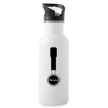 Siebträger Barista V - Trinkflasche mit integriertem Trinkhalm - Weiß - Rechts