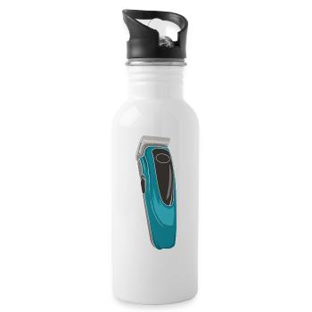 Hair clipper for hairdresser job for haircut - Water bottle with straw - white - Right