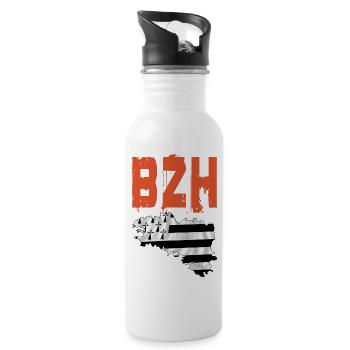 bzh - Water bottle with straw - white - Right