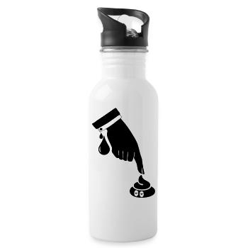 Blak boss - Trinkflasche mit integriertem Trinkhalm - Weiß - Rechts