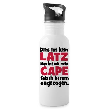 Baby - Trinkflasche mit integriertem Trinkhalm - Weiß - Rechts
