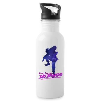Dieu Brando Outrun - Gourde avec paille intégrée - blanc - Droite