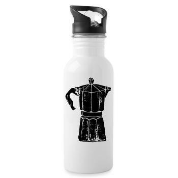 Coffee – But first coffee - Water bottle with straw - white - Right
