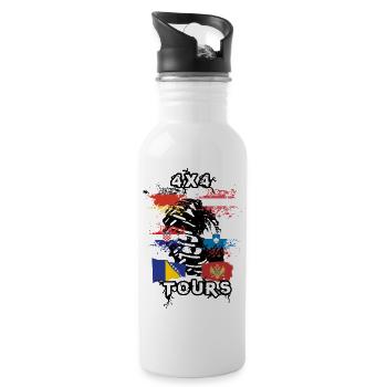 Offroad Country Tour - Water bottle with straw - white - Right