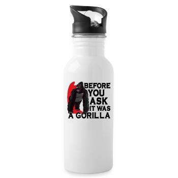 Hand Arm Amputee Assembly Required Amputation - Water bottle with straw - white - Right
