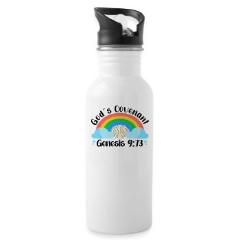 Pansexual Gay Pansexuality Asexual Asexuality - Trinkflasche mit integriertem Trinkhalm - Weiß - Rechts