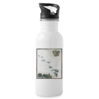 Going Home - Water bottle with straw - white - Right