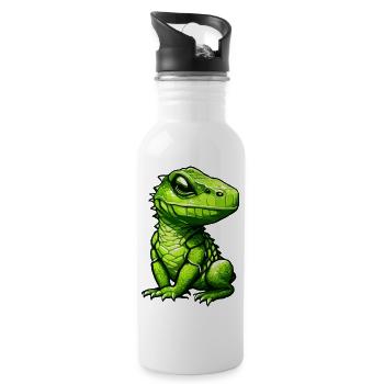 Dragon 3 Par Pr3vise - Gourde avec paille intégrée - blanc - Droite