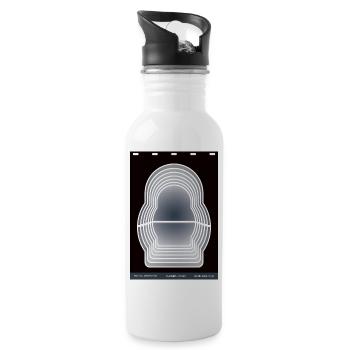 Matroschka X-Ray - Trinkflasche mit integriertem Trinkhalm - Weiß - Rechts