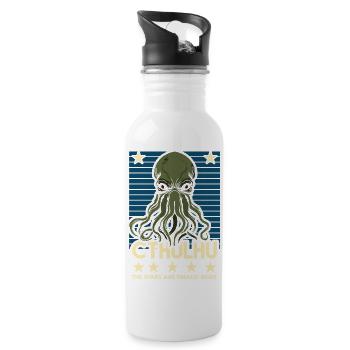 Cthulhu ! Les Stars ont enfin raison ! - Gourde avec paille intégrée - blanc - Droite