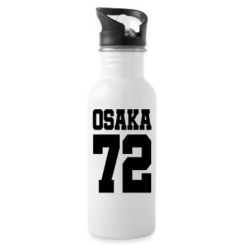 Osaka 72 - Ligue de football - Japon - Tokyo - Kobe - Gourde avec paille intégrée - blanc - Droite