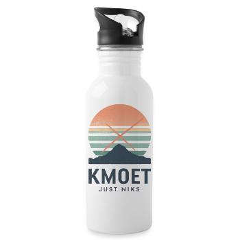 Kmoet just nothing, Dialecte anversois Chemises - Gourde avec paille intégrée - blanc - Droite