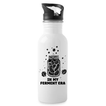 In My Ferment Era Einmachglas - Trinkflasche mit integriertem Trinkhalm - Weiß - Rechts