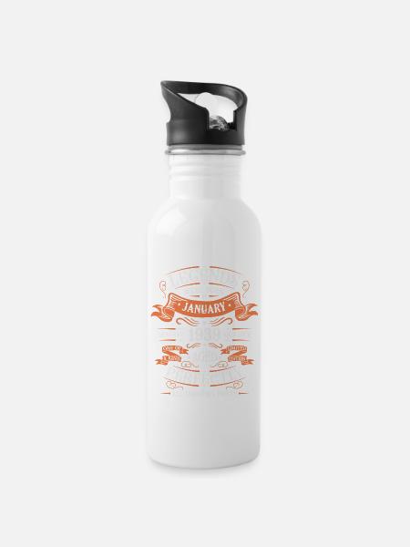 Les Légendes Sont Nées En Janvier 1939 Cadeau - Gourde avec paille intégrée - blanc