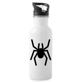 spider - Water bottle with straw - white - Right