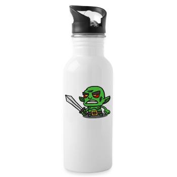 orc - Water bottle with straw - white - Right