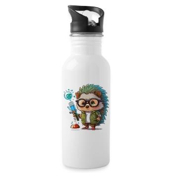 Hedgehog Lab - Water bottle with straw - white - Right