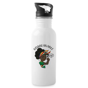 Seychelles Girl Unbreakable I Heritage Seychelles - Gourde avec paille intégrée - blanc - Droite