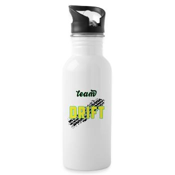 Team DRIFT - Water bottle with straw - white - Right
