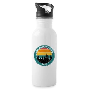 Jesus, altogether beautiful - Water bottle with straw - white - Right