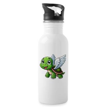 Tortue Ange Ailes Halo Farm Landw - Gourde avec paille intégrée - blanc - Droite