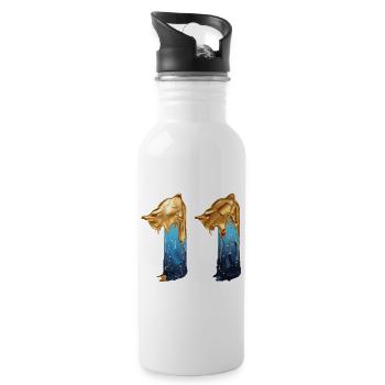 NR. 11 NUMMER 11 COOL 11. GEBURTSTAG - Trinkflasche mit integriertem Trinkhalm - Weiß - Rechts