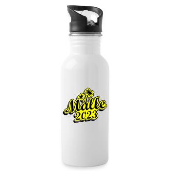 Malle 2023 - Water bottle with straw - white - Right