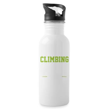 Climbing Crew - Trinkflasche mit integriertem Trinkhalm - Weiß - Rechts