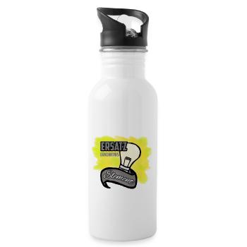 I'm running out of light... Idea, Knowledge - Water bottle with straw - white - Right