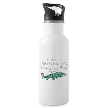 Proud Member Of The Sage Healing Club Smudge - Water bottle with straw - white - Right